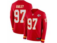 Men Nike Kansas City Chiefs #97 Allen Bailey Limited Red Therma Long Sleeve NFL Jersey
