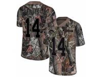 Men Nike Los Angeles Chargers #14 Dan Fouts Limited Camo Rush Realtree NFL Jersey