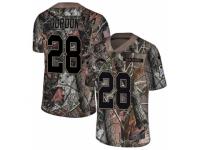 Men Nike Los Angeles Chargers #28 Melvin Gordon Limited Camo Rush Realtree NFL Jersey