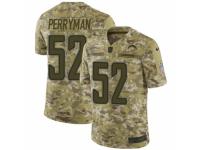 Men Nike Los Angeles Chargers #52 Denzel Perryman Limited Camo 2018 Salute to Service NFL Jersey