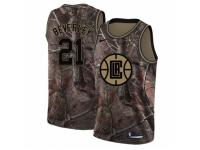 Men Nike Los Angeles Clippers #21 Patrick Beverley Swingman Camo Realtree Collection NBA Jersey