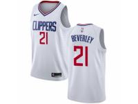 Men Nike Los Angeles Clippers #21 Patrick Beverley White NBA Jersey - Association Edition