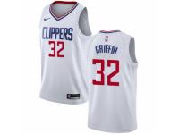 Men Nike Los Angeles Clippers #32 Blake Griffin White NBA Jersey - Association Edition