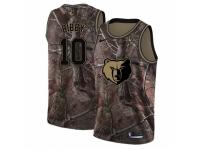 Men Nike Memphis Grizzlies #10 Mike Bibby Swingman Camo Realtree Collection NBA Jersey