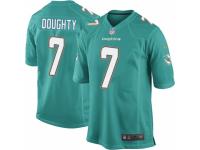 Men Nike Miami Dolphins #7 Brandon Doughty Game Aqua Green Team Color NFL Jersey