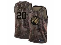 Men Nike Minnesota Timberwolves #20 Josh Okogie Swingman Camo Realtree Collection NBA Jersey