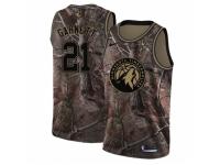 Men Nike Minnesota Timberwolves #21 Kevin Garnett Swingman Camo Realtree Collection NBA Jersey