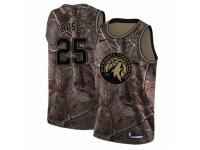 Men Nike Minnesota Timberwolves #25 Derrick Rose Swingman Camo Realtree Collection NBA Jersey