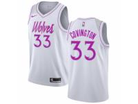 Men Nike Minnesota Timberwolves #33 Robert Covington White  Jersey - Earned Edition