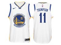 Men Nike NBA Golden State Warriors #11 Klay Thompson Jersey 2017-18 New Season White Jersey