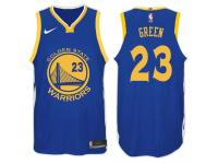 Men Nike NBA Golden State Warriors #23 Draymond Green Jersey 2017-18 New Season Blue Jersey