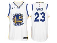 Men Nike NBA Golden State Warriors #23 Draymond Green Jersey 2017-18 New Season White Jersey