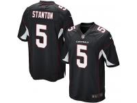 Men Nike NFL Arizona Cardinals #5 Drew Stanton Black Game Jersey