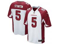 Men Nike NFL Arizona Cardinals #5 Drew Stanton Road White Game Jersey