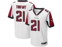 Men Nike NFL Atlanta Falcons #21 Desmond Trufant Authentic Elite Road White Jersey