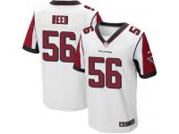 Men Nike NFL Atlanta Falcons #56 Brooks Reed Authentic Elite Road White Jersey