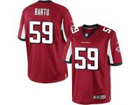 Men Nike NFL Atlanta Falcons #59 Joplo Bartu Home Red Limited Jersey