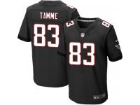 Men Nike NFL Atlanta Falcons #83 Jacob Tamme Authentic Elite Black Jersey