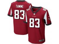 Men Nike NFL Atlanta Falcons #83 Jacob Tamme Authentic Elite Home Red Jersey