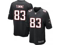 Men Nike NFL Atlanta Falcons #83 Jacob Tamme Black Game Jersey