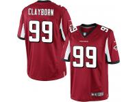 Men Nike NFL Atlanta Falcons #99 Adrian Clayborn Home Red Limited Jersey