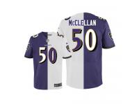 Men Nike NFL Baltimore Ravens #50 Albert McClellan TeamRoad Two Tone Limited Jersey