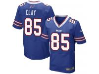 Men Nike NFL Buffalo Bills #85 Charles Clay Authentic Elite Home Royal Blue Jersey