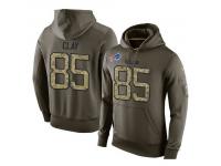 Men Nike NFL Buffalo Bills #85 Charles Clay Olive Salute To Service KO Performance Hoodie