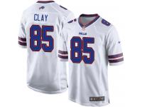 Men Nike NFL Buffalo Bills #85 Charles Clay Road White Game Jersey