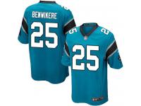 Men Nike NFL Carolina Panthers #25 Bene Benwikere Blue Game Jersey