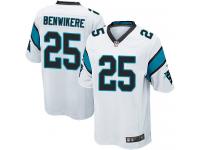 Men Nike NFL Carolina Panthers #25 Bene Benwikere Road White Game Jersey