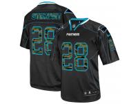 Men Nike NFL Carolina Panthers #28 Jonathan Stewart Black Camo Fashion Limited Jersey