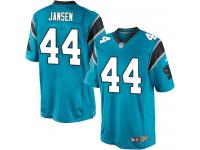 Men Nike NFL Carolina Panthers #44 J.J. Jansen Blue Limited Jersey