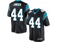Men Nike NFL Carolina Panthers #44 J.J. Jansen Home Black Limited Jersey