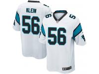 Men Nike NFL Carolina Panthers #56 A.J. Klein Road White Game Jersey