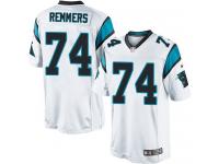 Men Nike NFL Carolina Panthers #74 Mike Remmers Road White Limited Jersey