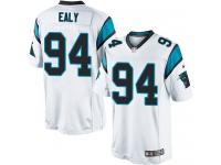 Men Nike NFL Carolina Panthers #94 Kony Ealy Road White Limited Jersey
