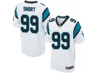 Men Nike NFL Carolina Panthers #99 Kawann Short Authentic Elite Road White Jersey