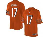 Men Nike NFL Chicago Bears #17 Alshon Jeffery Orange Limited Jersey