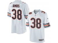 Men Nike NFL Chicago Bears #38 Adrian Amos Road White Limited Jersey