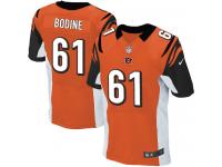 Men Nike NFL Cincinnati Bengals #61 Russell Bodine Authentic Elite Orange Jersey