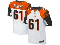 Men Nike NFL Cincinnati Bengals #61 Russell Bodine Authentic Elite Road White Jersey