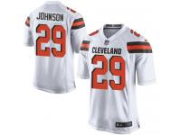 Men Nike NFL Cleveland Browns #29 Duke Johnson Road White Limited Jersey