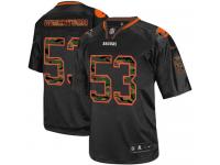 Men Nike NFL Cleveland Browns #53 Craig Robertson Black Camo Fashion Limited Jersey
