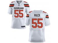 Men Nike NFL Cleveland Browns #55 Alex Mack Authentic Elite Road White Jersey