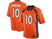 Men Nike NFL Denver Broncos #10 Emmanuel Sanders Home Orange Limited Jersey