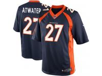 Men Nike NFL Denver Broncos #27 Steve Atwater Navy Blue Limited Jersey