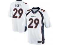 Men Nike NFL Denver Broncos #29 Bradley Roby Road White Limited Jersey