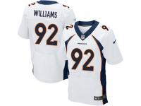 Men Nike NFL Denver Broncos #92 Sylvester Williams Authentic Elite Road White New Jersey