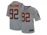 Men Nike NFL Denver Broncos #92 Sylvester Williams Lights Out Grey Limited Jersey